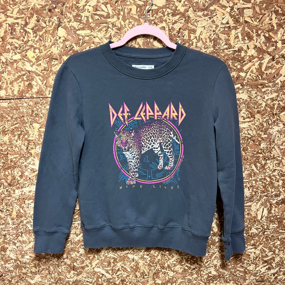 Abercrombie Def Leppard Sweatshirt 9/10